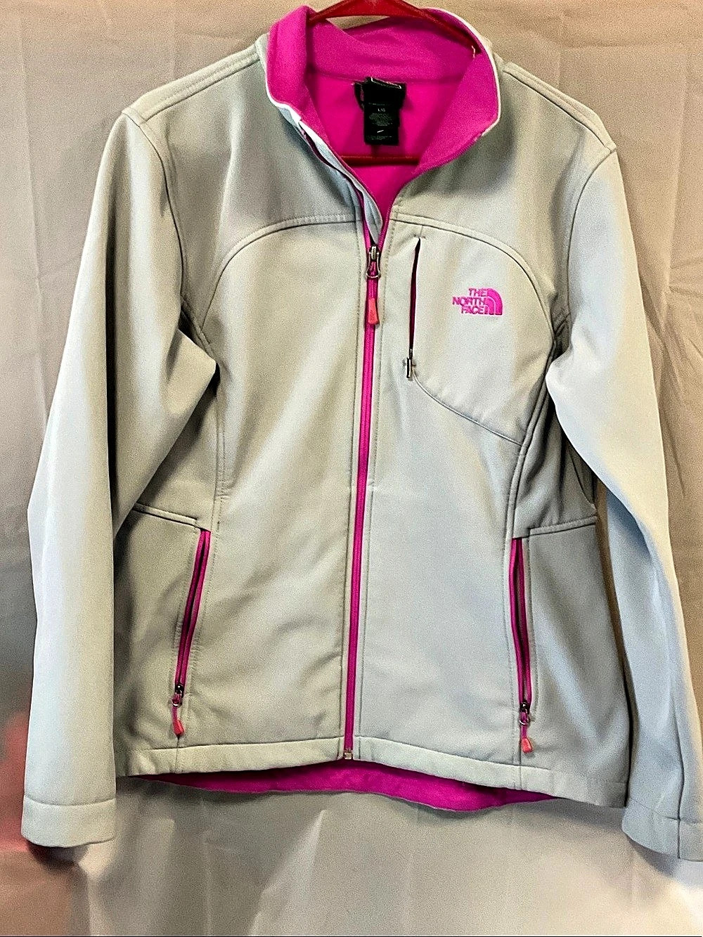 The North Face Apex Bionic Jacket Women's Gray & Pink